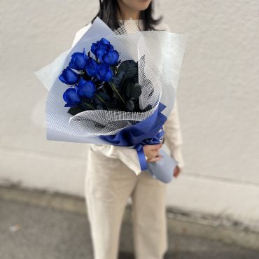 2025.1.13は成人の日🎍成人式のお祝い花束「ブルーローズ(青いバラ)の花束💙」「レインボーカラーかすみ草の花束🌈」などご予約承ります！花倶楽部/福岡県福岡市博多区博多駅前の花屋092-432-5087｜「花倶楽部」　（福岡県福岡市博多区の花キューピット加盟店 花屋）のブログ