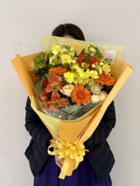 ③おまかせ花束(イエロー＆オレンジ)