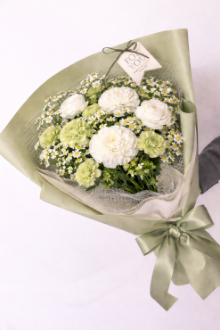 ホワイト＆グリーン系｜Mother’s Day 花束